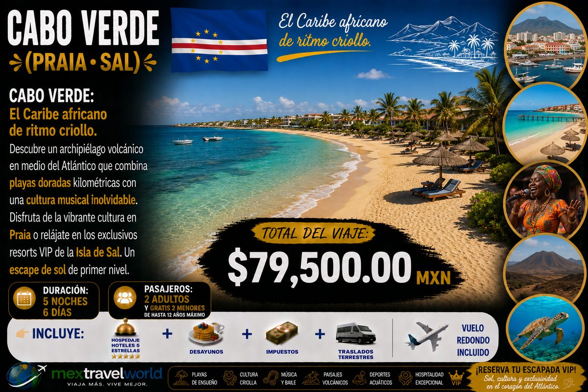 Cabo Verde — Caribe africano · Playas doradas · Música criolla | MexTravelWorld