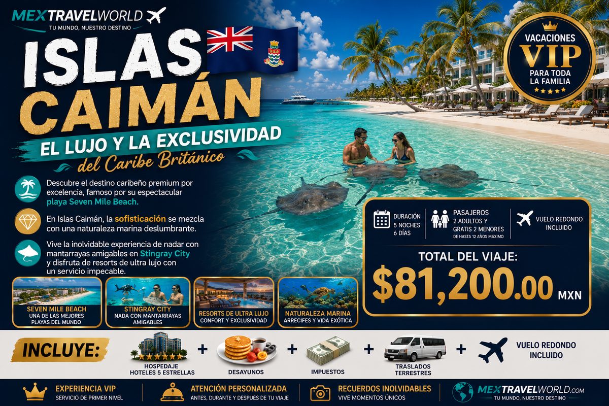 Cayman Islands — The luxury and exclusivity of the British Caribbean | MexTravelWorld