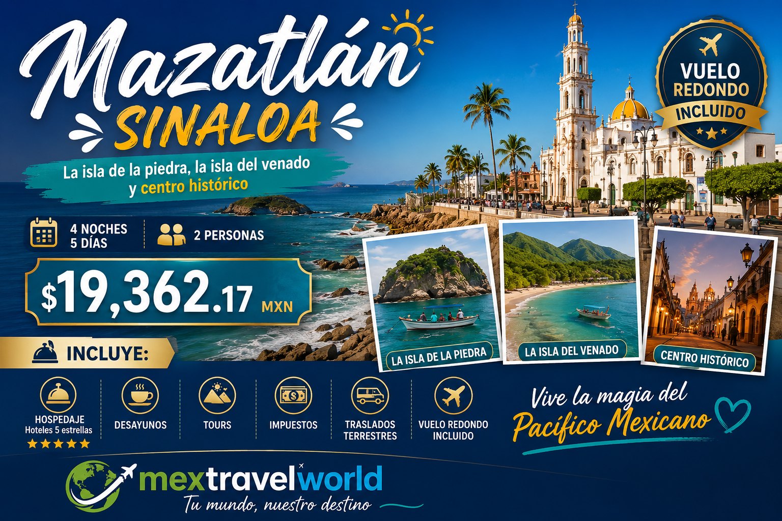 Mazatlán, Sinaloa — Stone Island · Deer Island · Old Town | MexTravelWorld