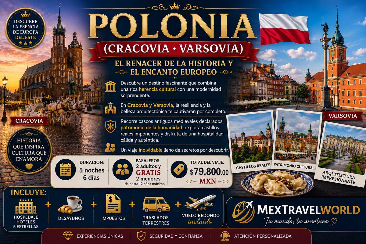 Польша — Краков и Варшава — Возрождение истории и европейское очарование | MexTravelWorld