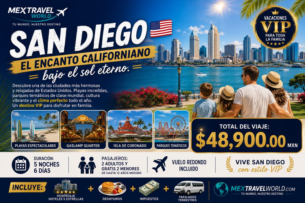 San Diego — El encanto californiano bajo el sol eterno | MexTravelWorld